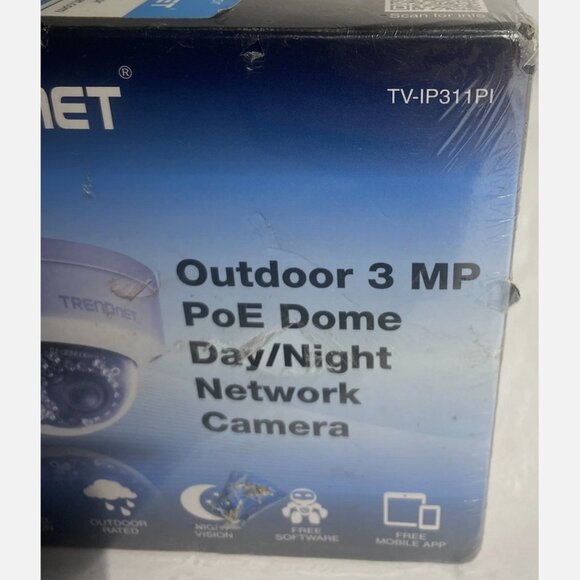 Trendnet TV-IP311PI 3 Megapixel PoE Dome Network Security Camera - Picture 2 of 8